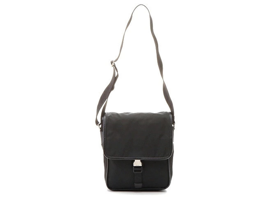 Prada Hobo Bag Black Saffiano Leather